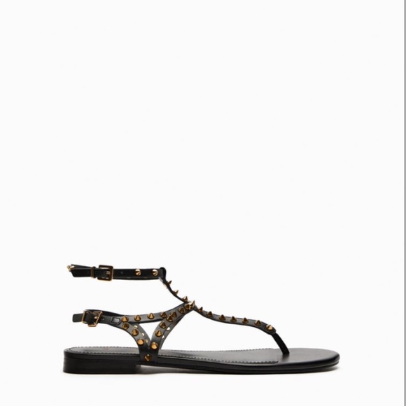 ZARA STUDDED SANDALS - Picture 1 of 1